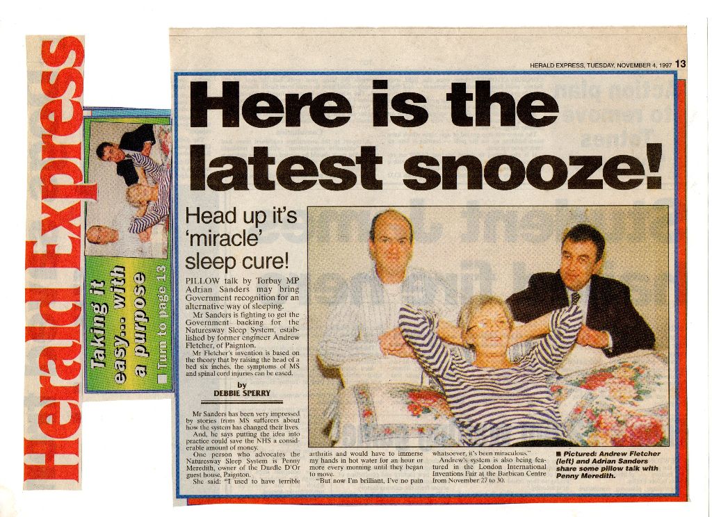 herald express here is the latest snooze