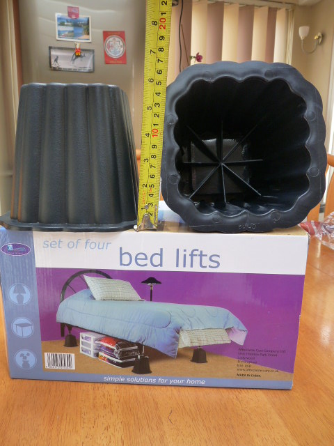6 inch Plastic Bed Risers Suitable for Inclined Bed Therapy I.B.T.